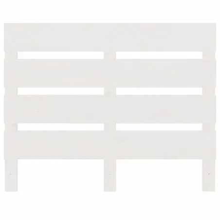 Cadre de lit Blanc 90x190 cm Bois de pin massif Simple