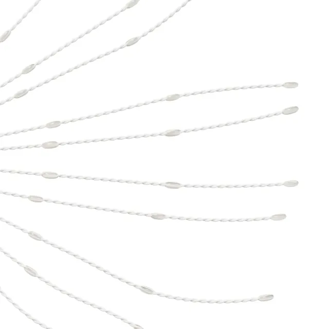 Étoile rayonnante de Noël 140 LED 2 pcs blanc chaud 17 cm