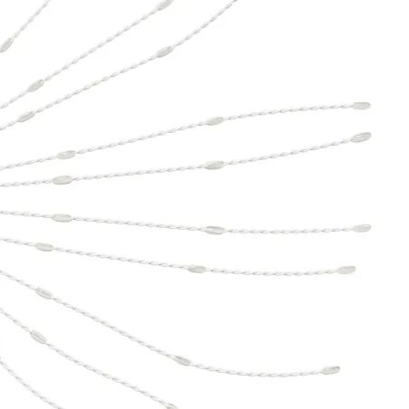 Étoile rayonnante de Noël 140 LED 2 pcs blanc chaud 17 cm