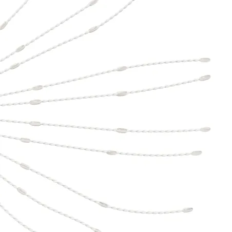 Étoile rayonnante de Noël 140 LED 8 pcs blanc chaud 17 cm