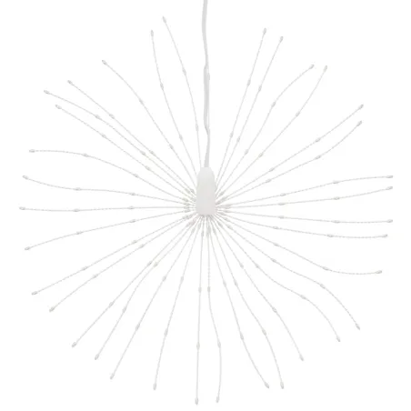 Étoile rayonnante de Noël 140 LED 8 pcs blanc froid 17 cm