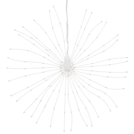 Étoile rayonnante de Noël 140 LED 2 pcs bleu 17 cm