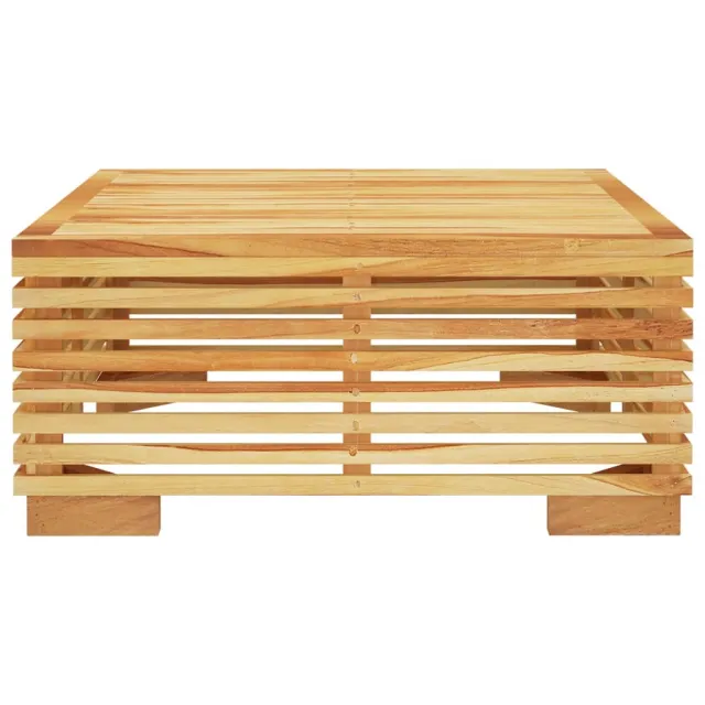 Table basse de jardin 69,5x69,5x31 cm Bois massif de teck