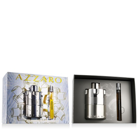 Set mit Herrenparfüm Azzaro Wanted Eau de Parfum EDP 2 Stücke