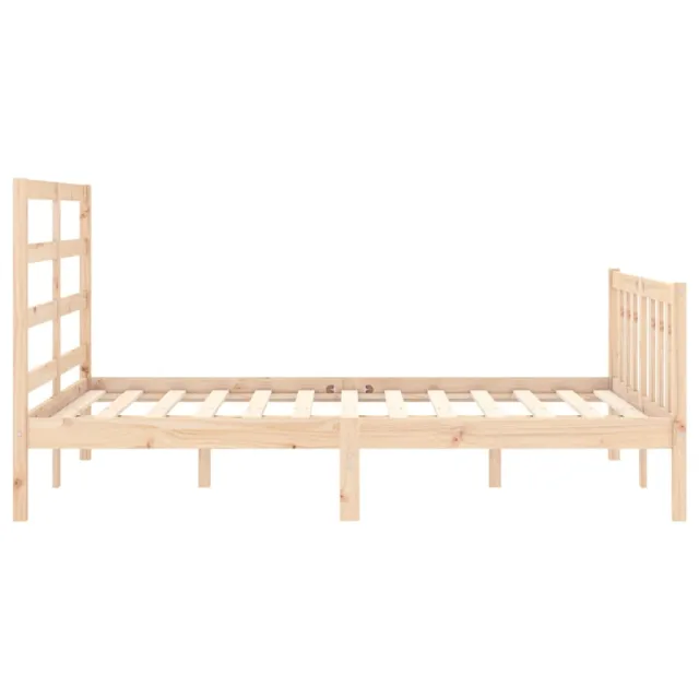 Cadre de lit sans matelas 120x200 cm bois de pin massif