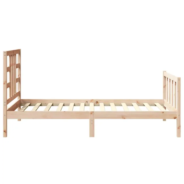 Cadre de lit sans matelas 100x200 cm bois massif de pin