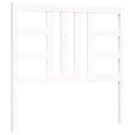 Cadre de lit sans matelas blanc 100x200 cm bois de pin massif