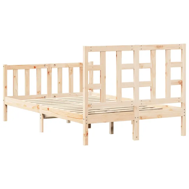 Cadre de lit sans matelas 120x200 cm bois de pin massif