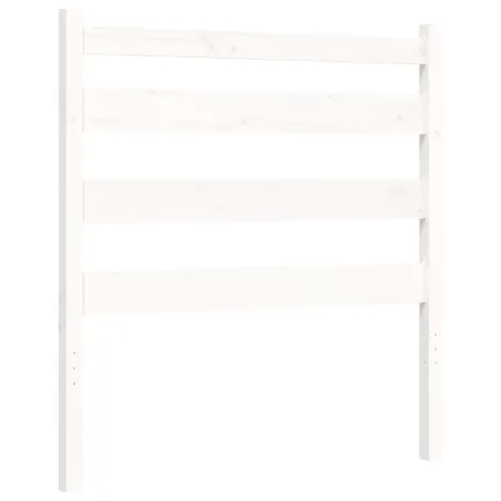 Cadre de lit sans matelas blanc 100x200 cm bois de pin massif