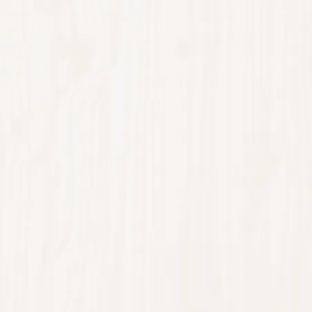 Cadre de lit sans matelas blanc 140x190 cm bois de pin massif