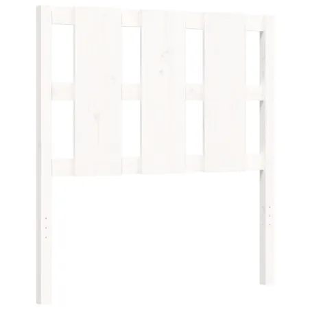 Cadre de lit sans matelas blanc 100x200 cm bois de pin massif