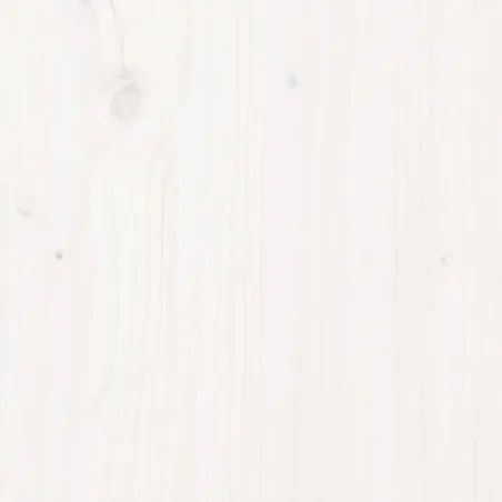 Cadre de lit sans matelas blanc 120x200 cm bois de pin massif