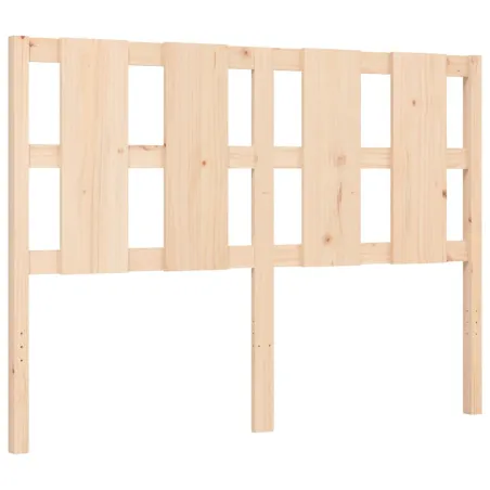 Cadre de lit sans matelas 140x200 cm bois massif de pin
