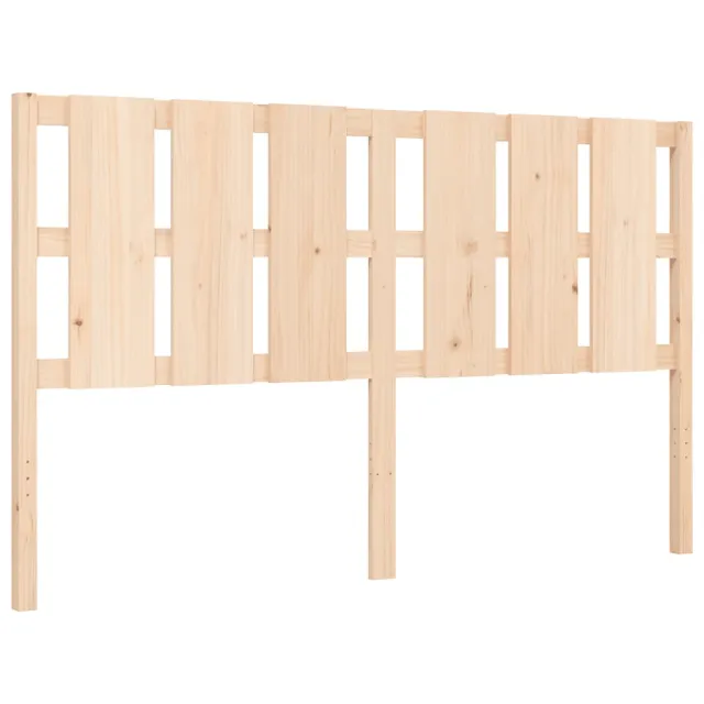 Cadre de lit sans matelas 160x200 cm bois massif de pin
