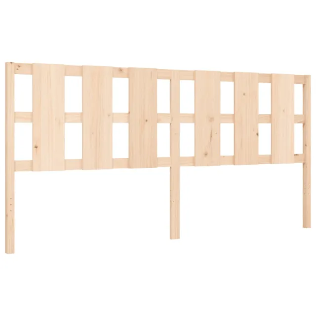 Cadre de lit sans matelas 200x200 cm bois massif de pin