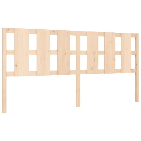 Cadre de lit sans matelas 200x200 cm bois massif de pin