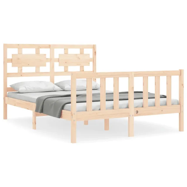 Cadre de lit sans matelas 120x200 cm bois de pin massif