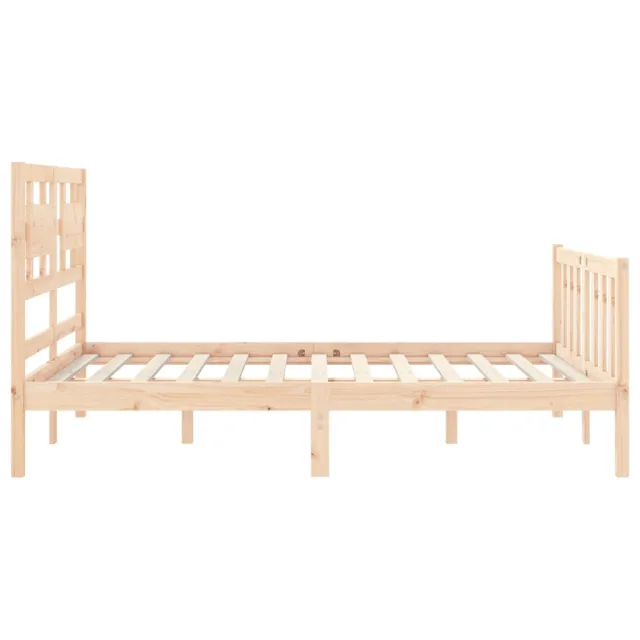 Cadre de lit sans matelas 120x200 cm bois de pin massif