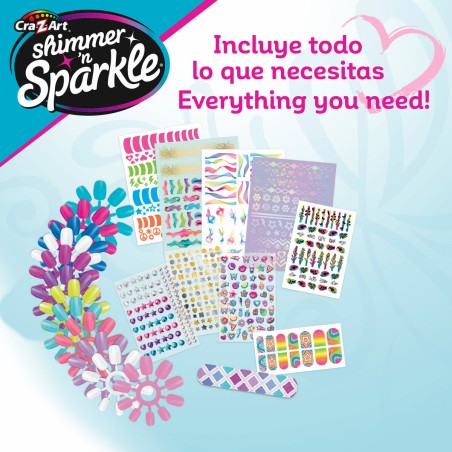 Kit di Design per Unghie Cra-Z-Art (4 Unità)