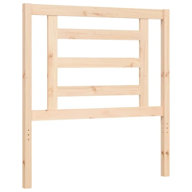 Cadre de lit sans matelas 90x200 cm bois de pin massif