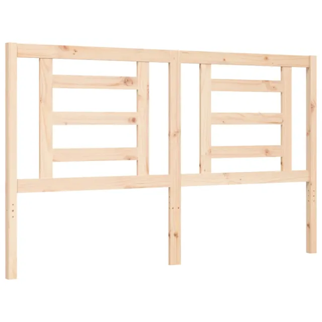 Cadre de lit sans matelas 160x200 cm bois massif de pin