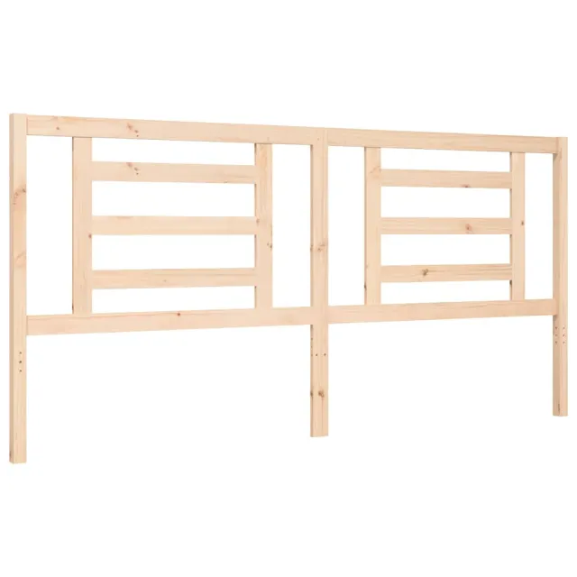Cadre de lit sans matelas 200x200 cm bois massif de pin