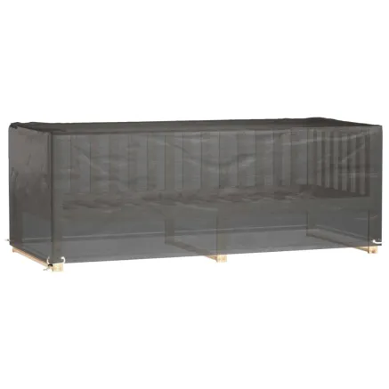 Housse de salon de jardin 8 œillets 192x82x65 cm rectangulaire 2