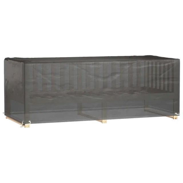 Housse de salon de jardin 8 œillets 192x82x65 cm rectangulaire