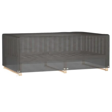 Housse de salon de jardin 12 œillets 213x132x75cm rectangulaire 2