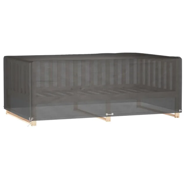 Housse de salon de jardin 12 œillets 213x132x75cm rectangulaire