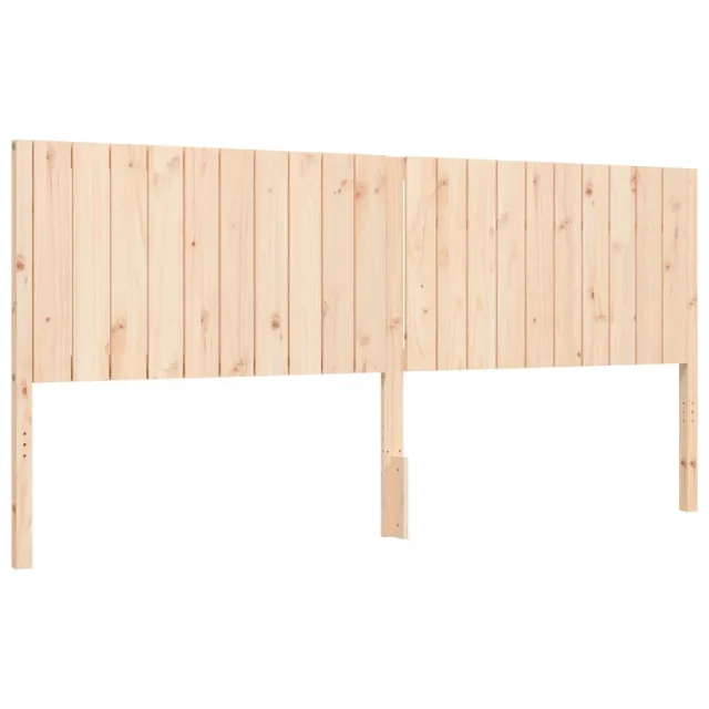 Cadre de lit sans matelas 200x200 cm bois massif de pin