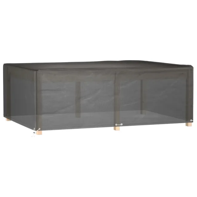 Housse de salon de jardin 12 œillets 230x165x80cm rectangulaire