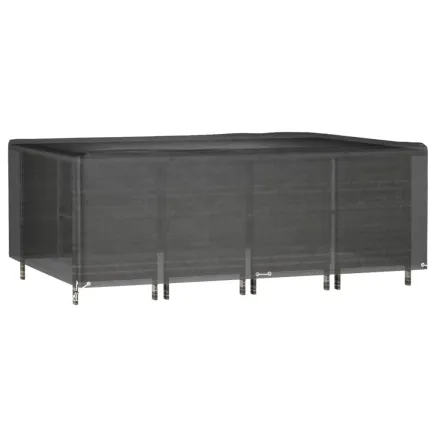 Housse de salon de jardin 12 œillets 240x180x80cm rectangulaire 2