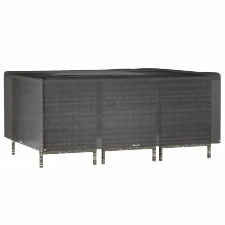 Housse de salon de jardin 12 œillets 270x180x90cm rectangulaire