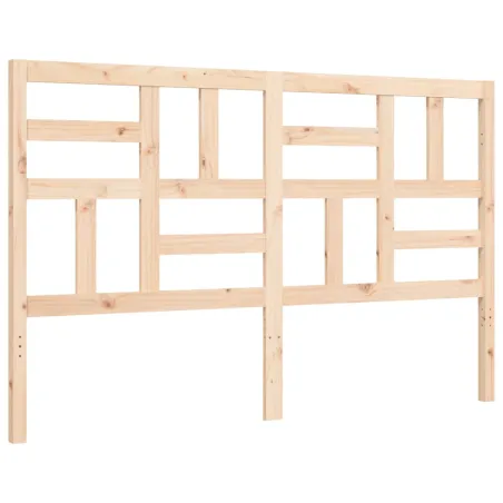 Cadre de lit sans matelas 160x200 cm bois massif de pin