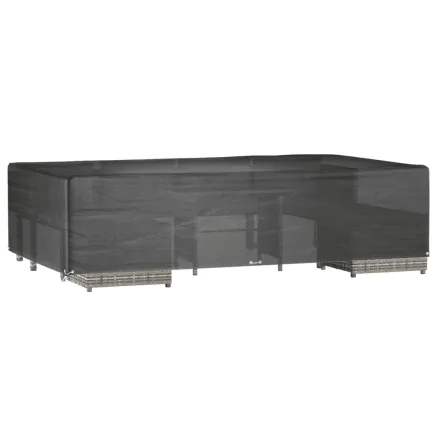 Housse de salon de jardin 12 œillets 315x180x75cm rectangulaire 2