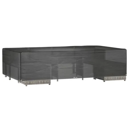 Housse de salon de jardin 12 œillets 315x180x75cm rectangulaire