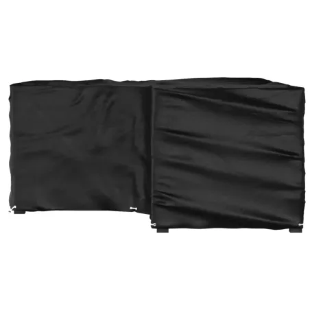 Housse de salon de jardin en forme de L 12 œillets 185x185x90cm