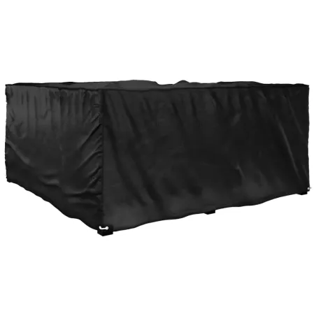 Housse de salon de jardin en forme de L 12 œillets 185x185x90cm