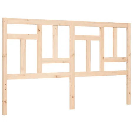 Cadre de lit sans matelas 160x200 cm bois massif de pin