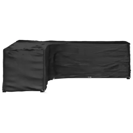 Housse de salon de jardin en forme de L 20 œillets 300x300x90cm 2