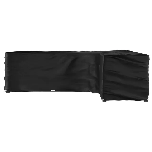 Housse de salon de jardin en forme de L 20 œillets 300x300x90cm