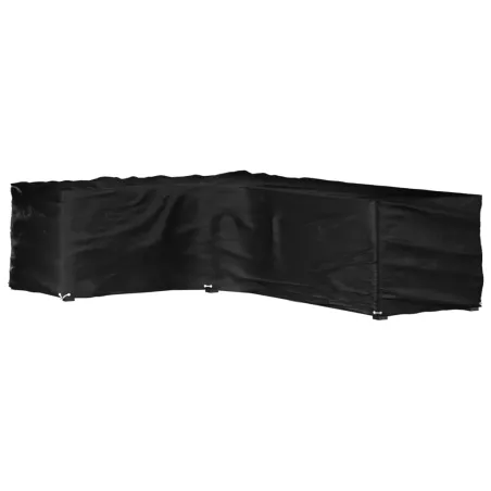 Housse de salon de jardin en forme de L 16 œillets 210x260x80cm
