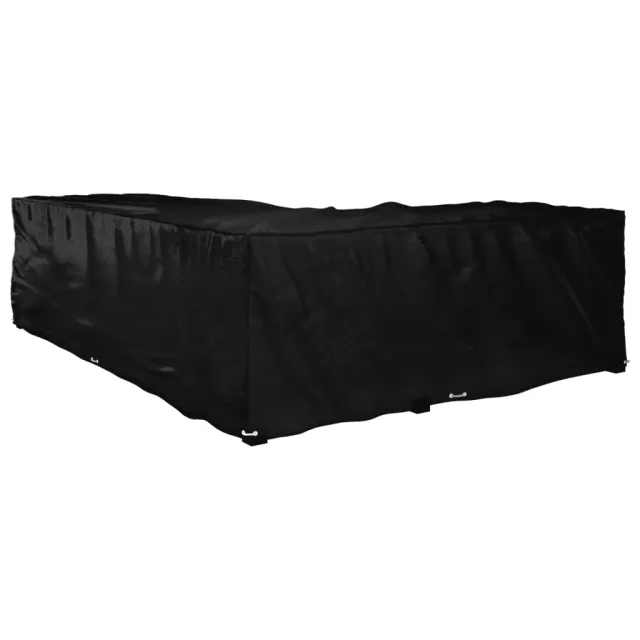 Housse de salon de jardin en forme de L 16 œillets 210x260x80cm