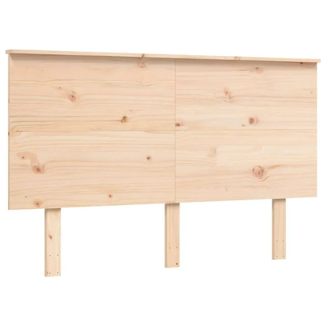Cadre de lit sans matelas 140x200 cm bois massif de pin