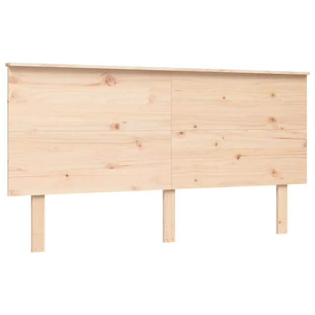Cadre de lit sans matelas 160x200 cm bois massif de pin