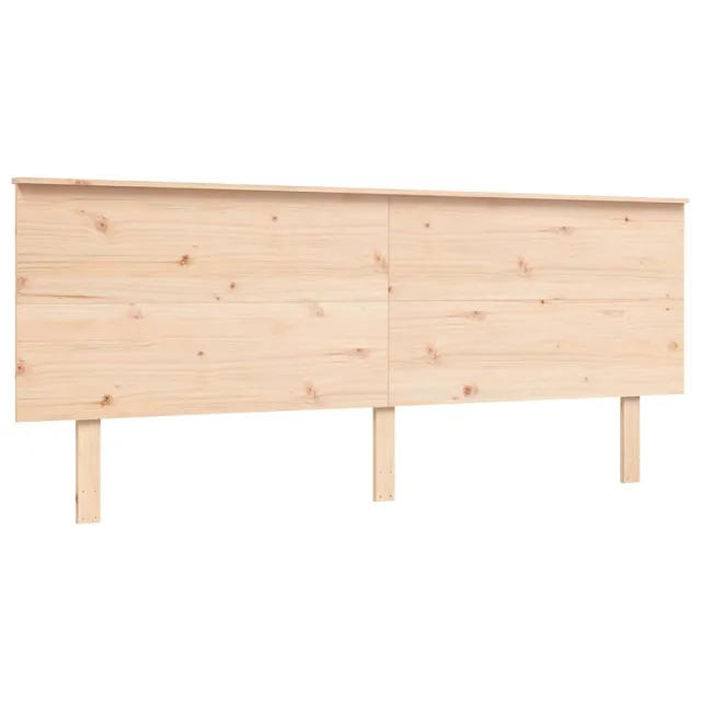 Cadre de lit sans matelas 200x200 cm bois massif de pin