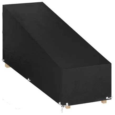 Housse de chaise longue 12 œillets 205x75x40/70 cm polyéthylène