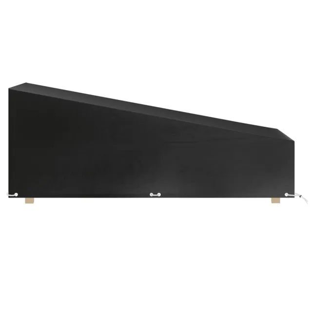 Housse de chaise longue 12 œillets 200x65x35/60 cm polyéthylène