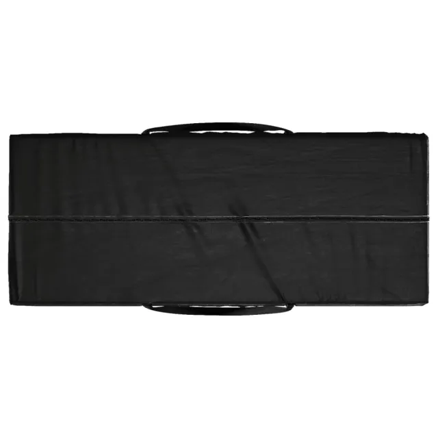 Sac de rangement pour coussins de jardin noir 135x40x55 cm PE